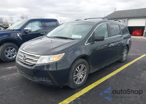 2011 Honda Odyssey Ex-L из США, поврежденный, VIN 5FNRL5H68BB045180